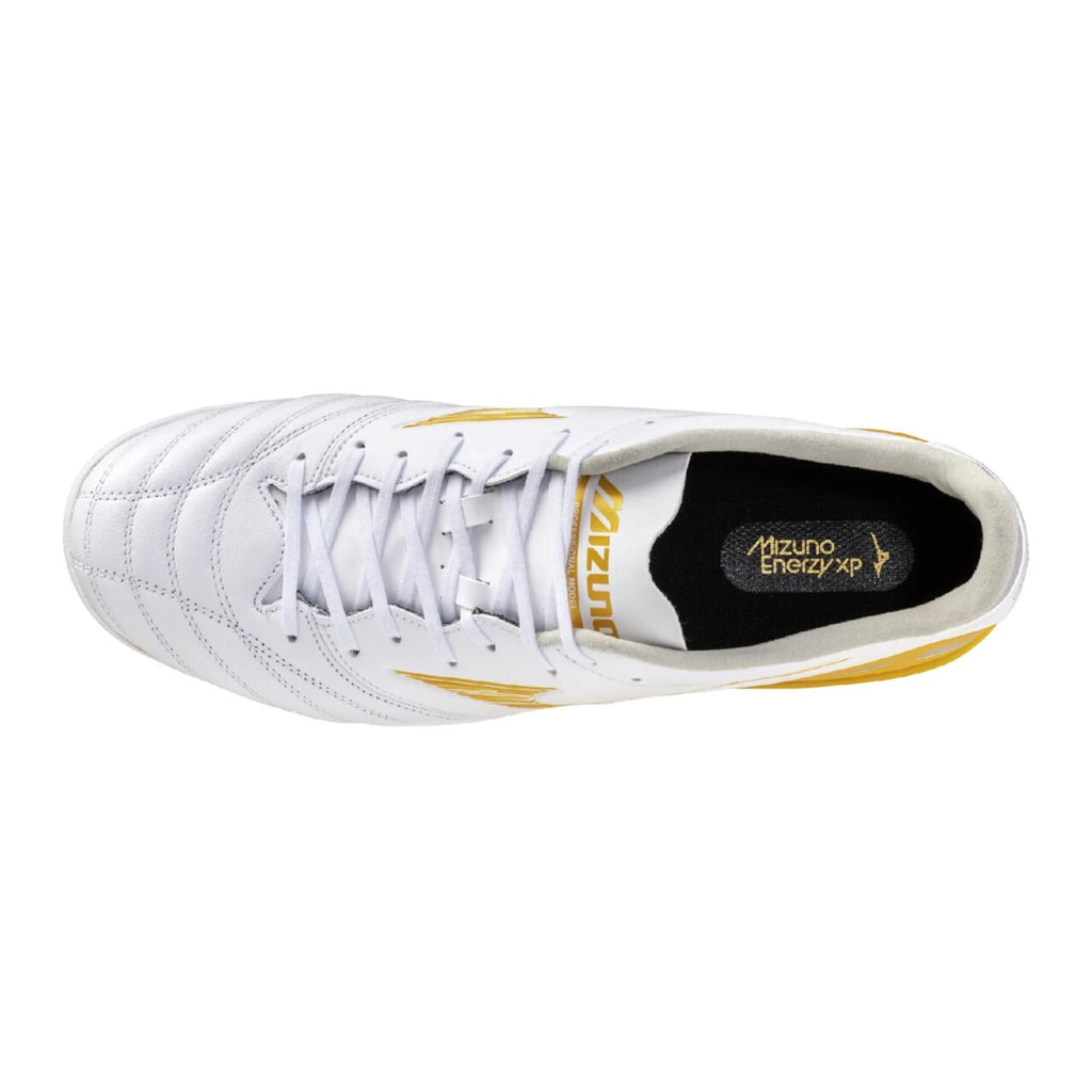 Mizuno Morelia Neo IV Pro AS - White Gold Low turf