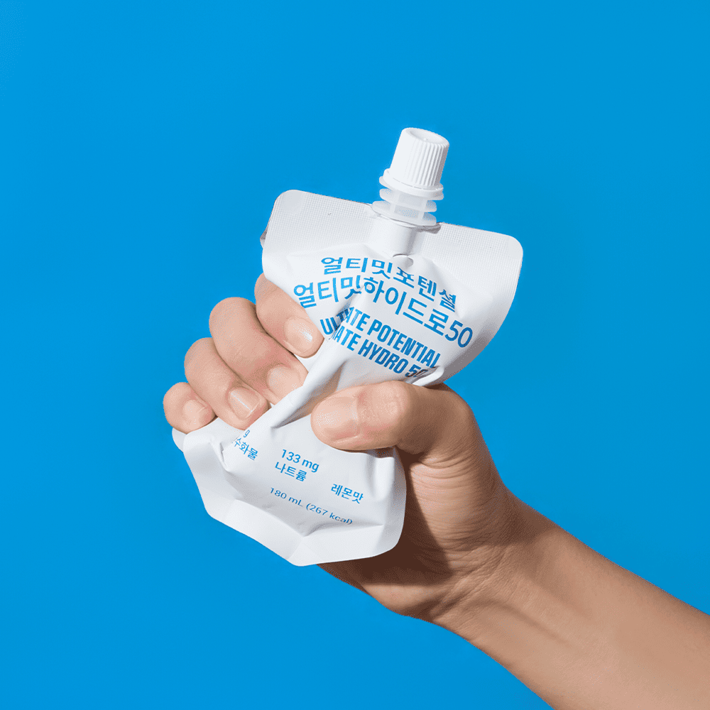 Ultimate Potential Ultimate Hydro 50 - High-Intensity Electrolyte & Energy Gel (Lemon Flavor)
