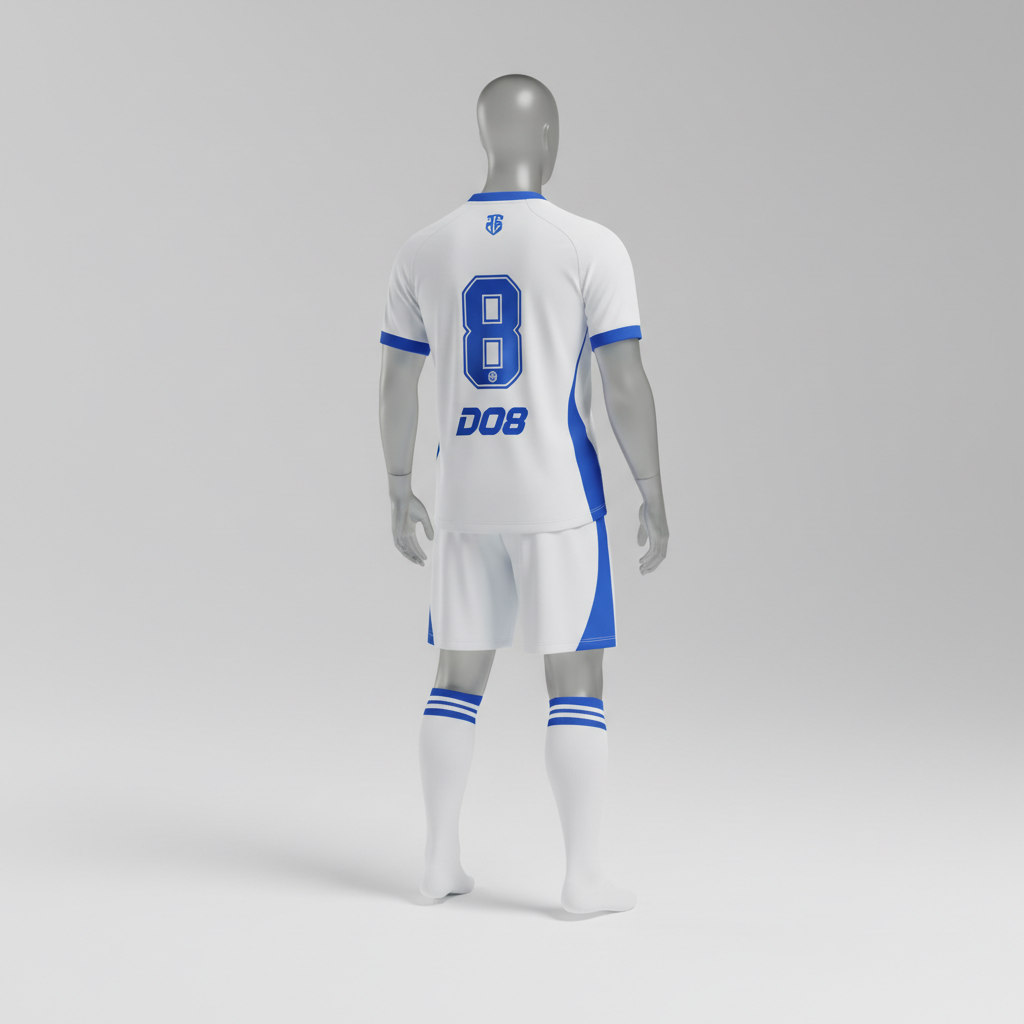 White Kit Back View